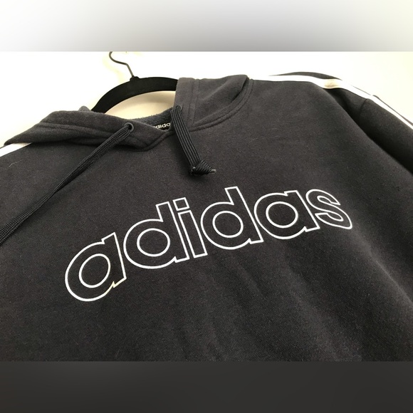 Adidas- Men's Navy Hoodie - Picture 3 of 8